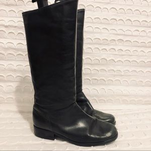 ❄️ WINTER SALE ❄️ SANTANA CANADA VINTAGE Women's Black Leather Waterproof Boots